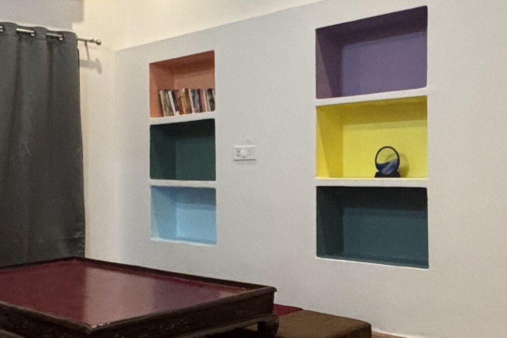 Bed in dorm room at Mosaic Hostel Varanasi Rooftop view at Mosaic Hostel Varanasi Female dorm beds Mosaic Hostel Lobby of Mosaic Hostel Varanasi Wi-Fi zone Mosaic Hostel