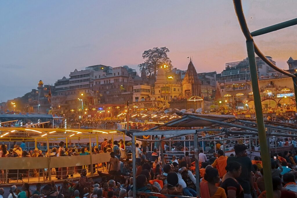 Bed in dorm room at Mosaic Hostel Varanasi Rooftop view at Mosaic Hostel Varanasi Female dorm beds Mosaic Hostel Lobby of Mosaic Hostel Varanasi Wi-Fi zone Mosaic Hostel